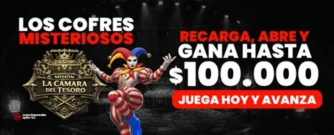 Banner de la Cámara del Tesoro con premios exclusivos de casino